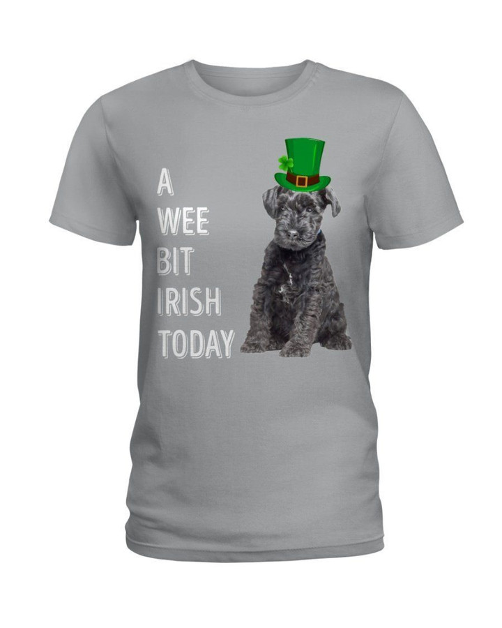 Kerry Blue Terrier Irish Today Green St. Patrick's Day Ladies Tee
