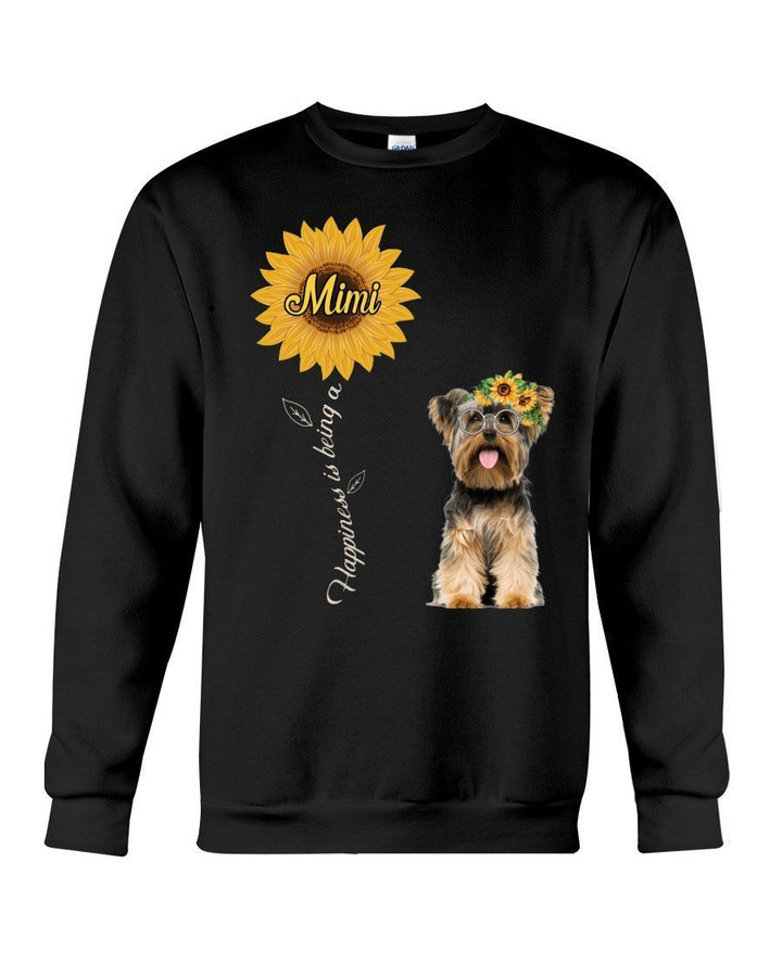 Cute Yorkshire Mimi Sunshine Dog Lovers St. Patrick's Day Printed Sweatshirt