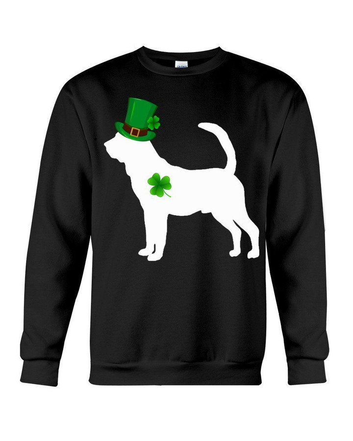 Bloodhound Lucky Leprechaun St. Patrick's Day Color Changing Sweatshirt