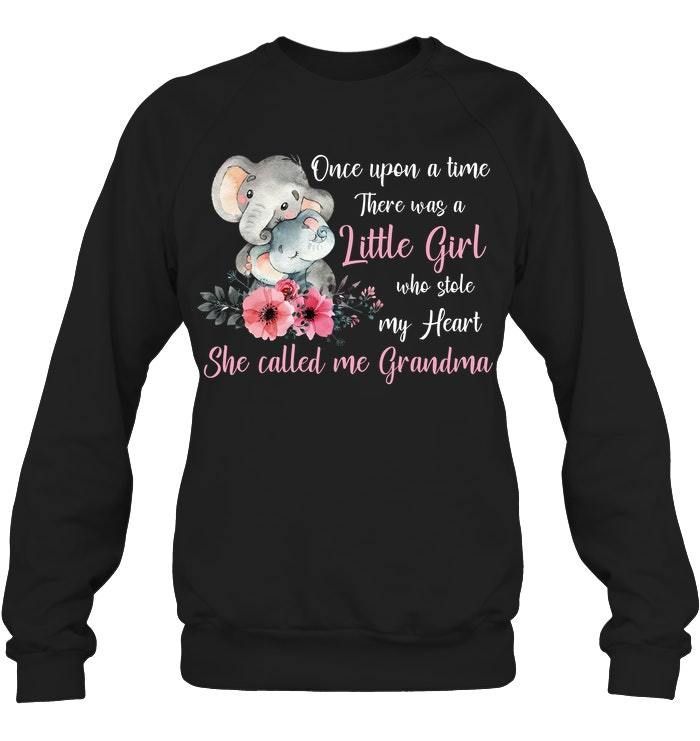 Meaningful Gift For Family Elephant She Called Me Grandma Sweatshirt