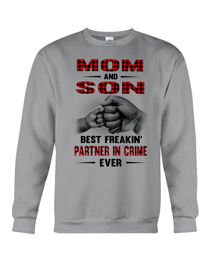Mom And Son Best Freakin Partner In Crime Ever Sweatshirt