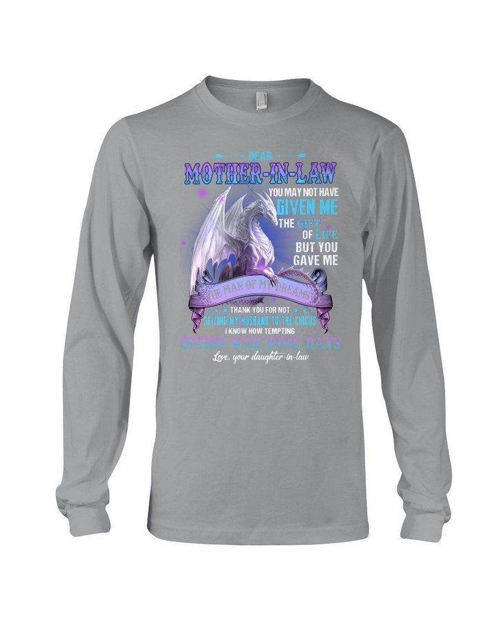 White Dragon The Gift Of You Gift For Son In Law Unisex Long Sleeve