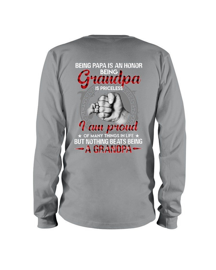 Gift For Grandpa Being Grandpa Is Priceless Unisex Long Sleeve