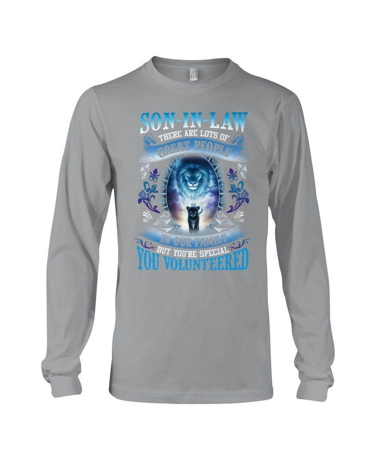 Gift For Son In Law Ancestor Lion You Volunteered Unisex Long Sleeve