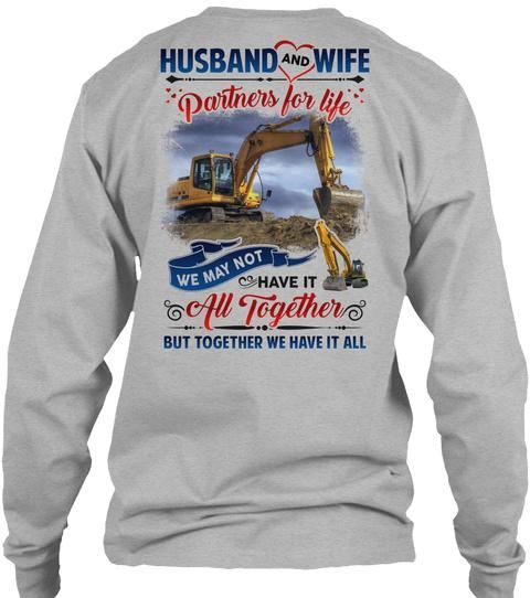 Husband And Wife Partners For Life Special Unisex Long Sleeve