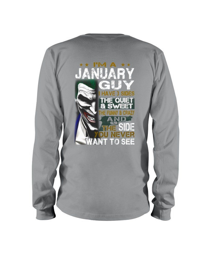Joker January Guy The Quite And Sweet Birthday Meaningful Gift Unisex Long Sleeve