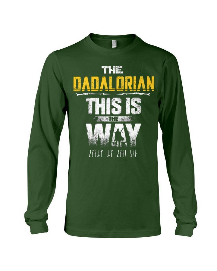 The Dadalorian This Is The Way Custom Design Gift For Father's Day Unisex Long Sleeve