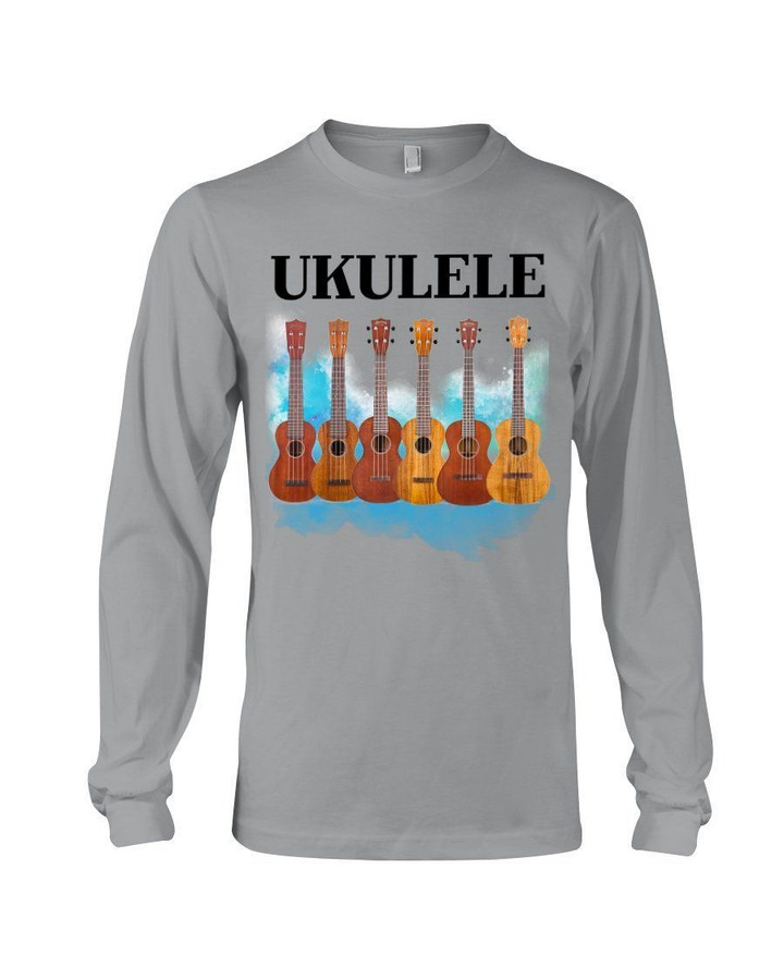 Cute Ukulele Many Images Birthday Gift For Ukulele Players Unisex Long Sleeve