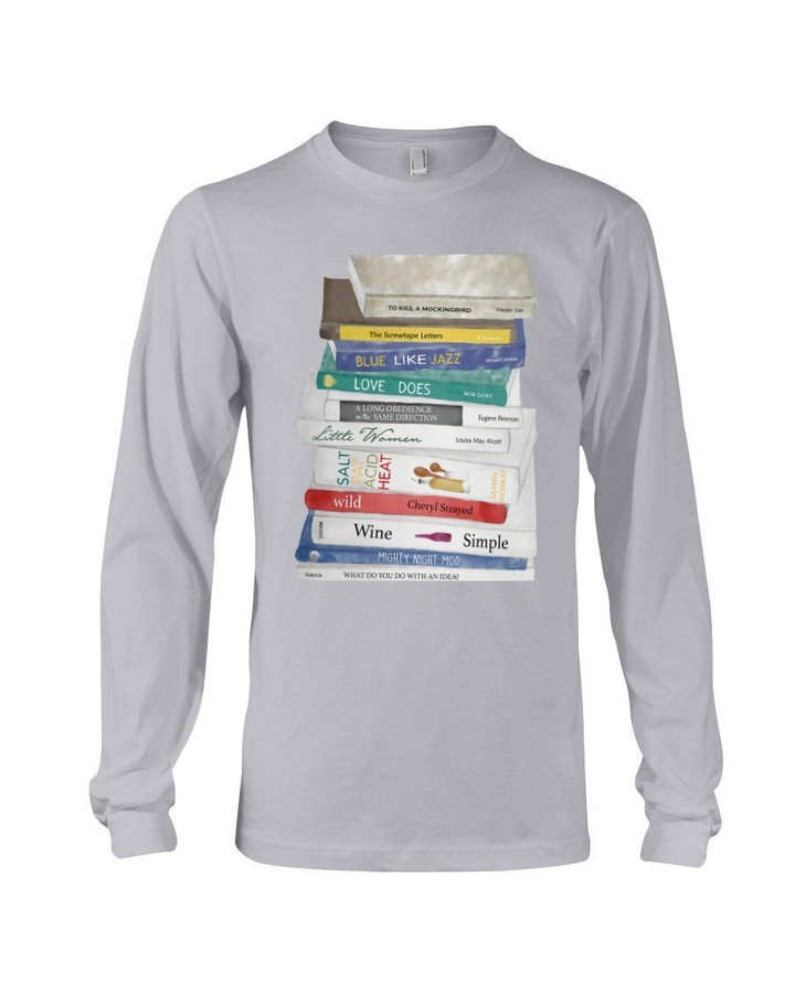 Differrent Tpyes Of Books Gift For Books Lovers Unisex Long Sleeve