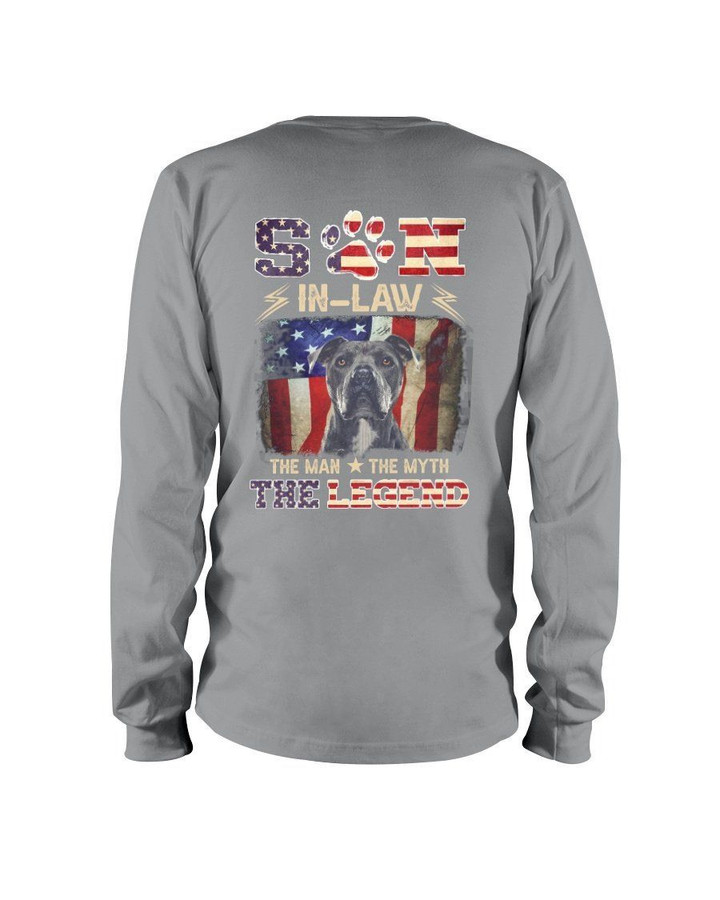 Pitbull Son-in-law The Man The Myth The Legend Unisex Long Sleeve