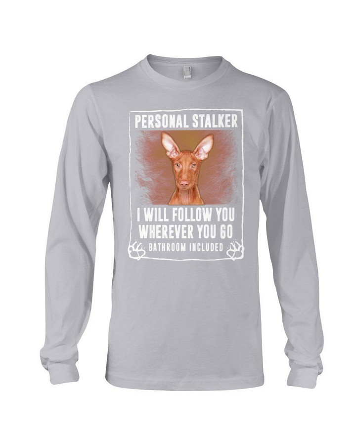 Pharaoh Hound Will Follow You St. Patrick's Day Printed Unisex Long Sleeve