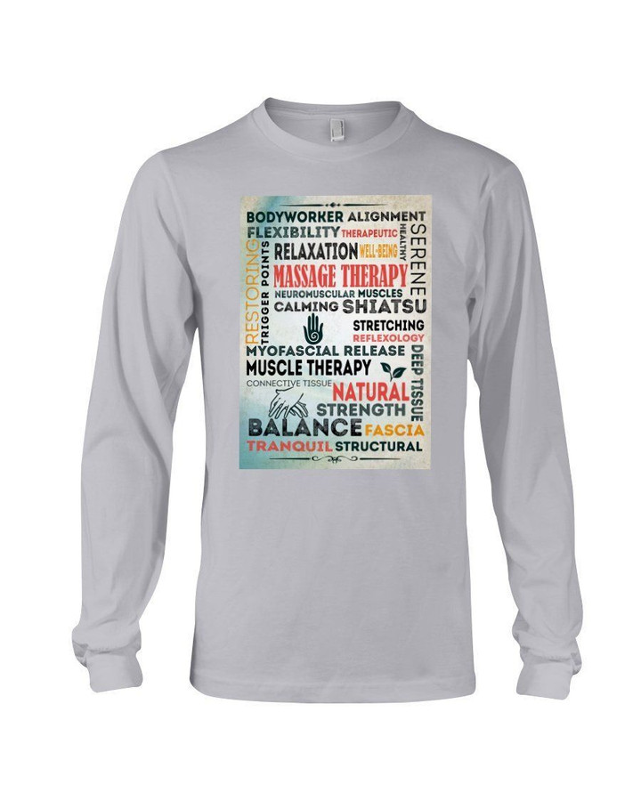 Bodyworker Alignment Flexibility Therapeutic Relaxation Well Being Unisex Long Sleeve
