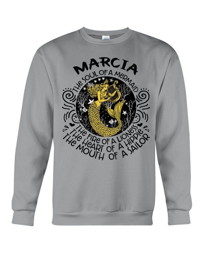 Gift For Marcia Custom Name The Fire Of A Lioness Sweatshirt