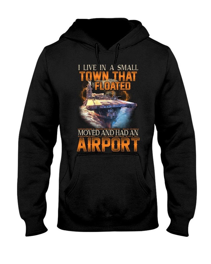 I Live In A Small Town Gift For Airport Lovers Hoodie