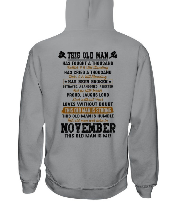 This Old Man Is Strong - This Old Man Was Born In November Hoodie