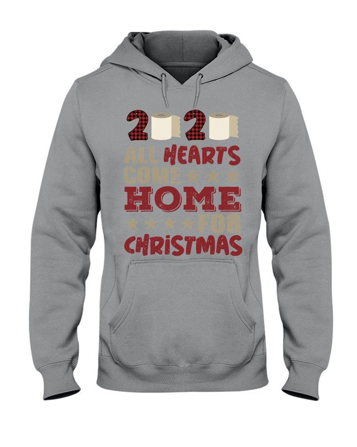 2020 All Hearts Come Home For Christmas Gift For Women Hoodie