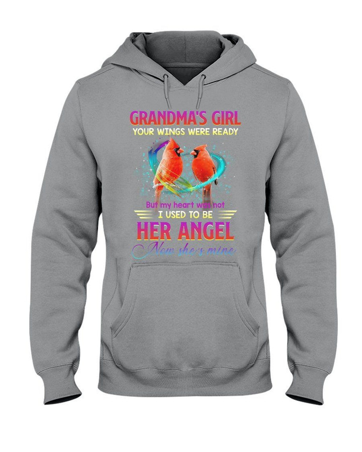 Cardinal Couple Gift For Angel Grandma Your Wings Were Ready Hoodie