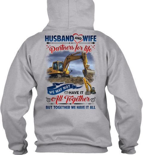 Husband And Wife Partners For Life Special Design Hoodie