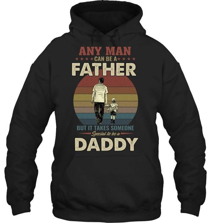 Someone Special To Be A Daddy Retro Design Hoodie