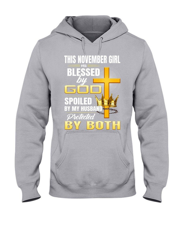 This November Girl Blessed By God Birthday Gift Hoodie