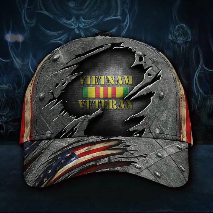 Vietnam Veteran Rewarding Patriot Printing Baseball Cap Hat