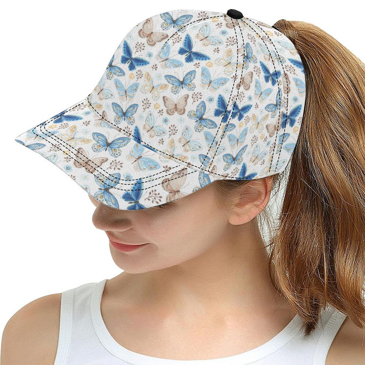 The Signs Of Paradise Butterfly Printing Baseball Cap Hat