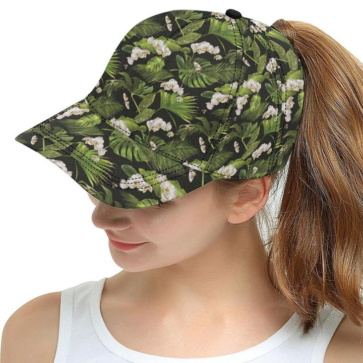 Appealing Beauty Of Orchid Printing Baseball Cap Hat