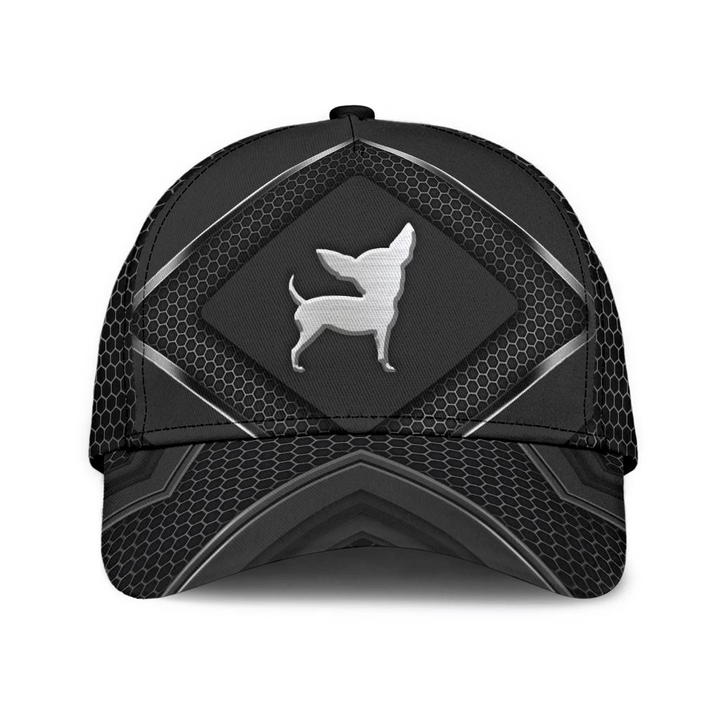 Chihuahua In Black Printing Baseball Cap Hat