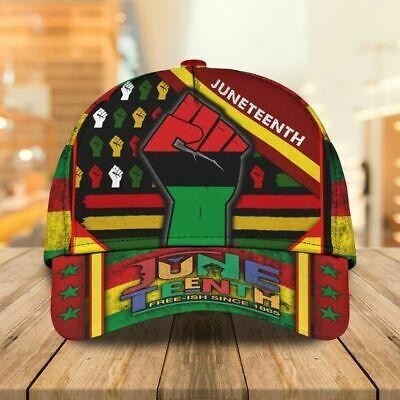 Amazing Juneteenth Independence Day Printing Baseball Cap Hat
