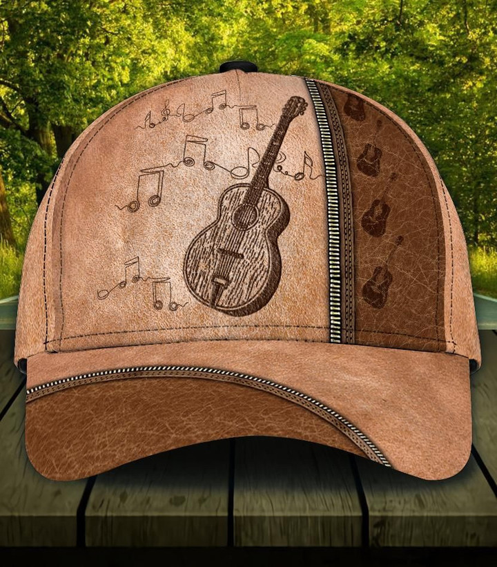 Music Can Change The World Guitar Printing Baseball Cap Hat
