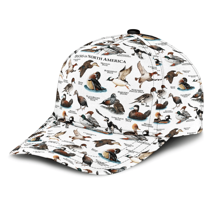 Ducks Of North America Design Printing Baseball Cap Hat