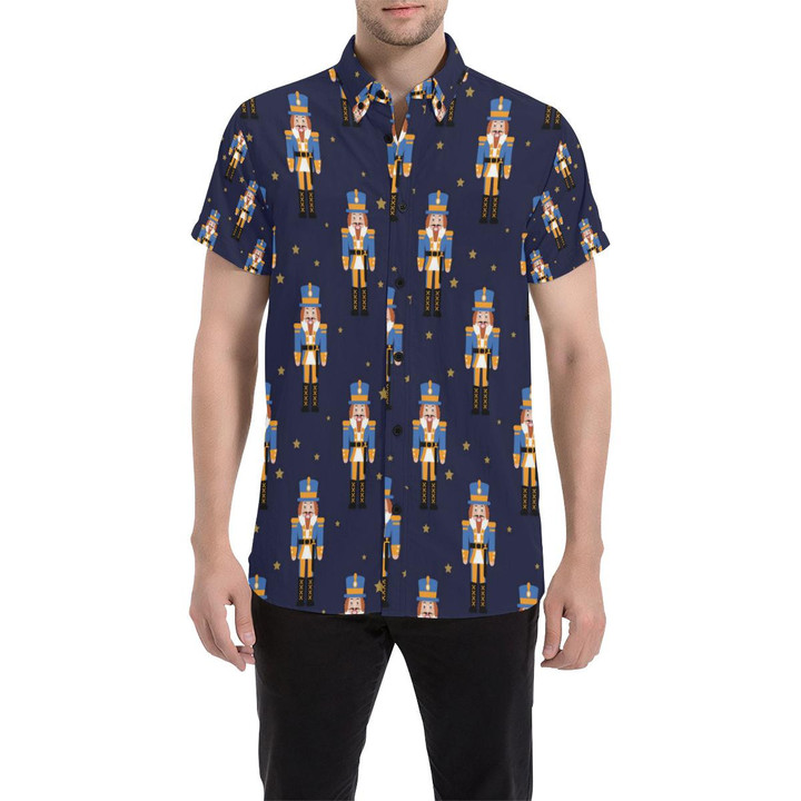 Nutcracker Pattern Print Design A04 3d Men's Button Up Shirt