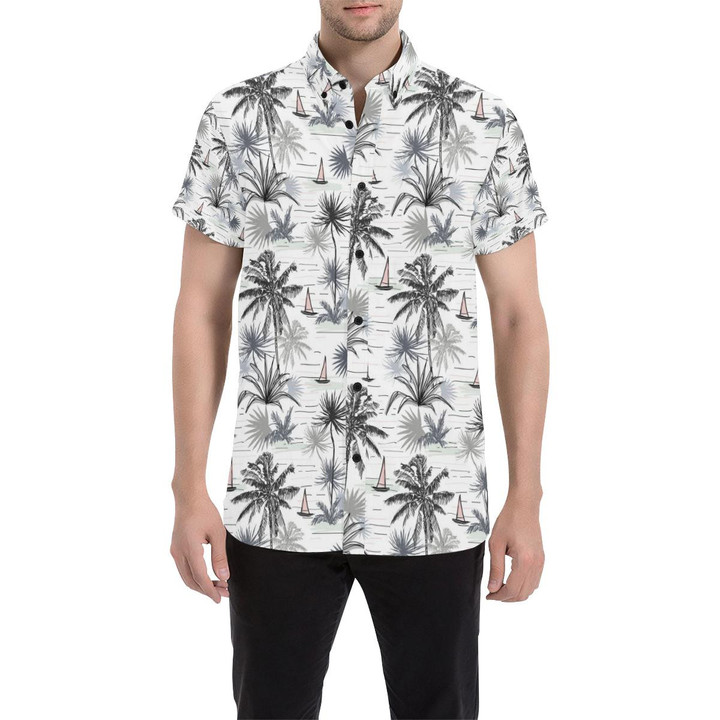 Pacific Island Pattern Print Design A04 3d Men's Button Up Shirt