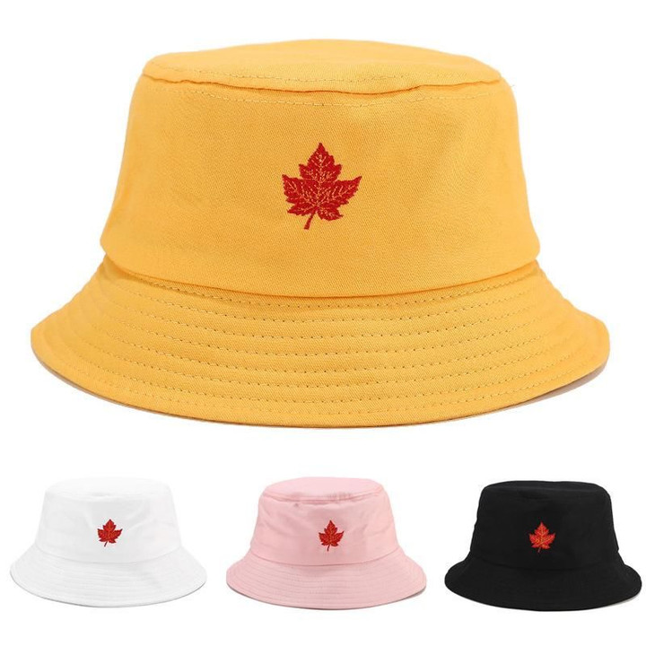 Maple Leaves Design Pattern Unisex Bucket Hat