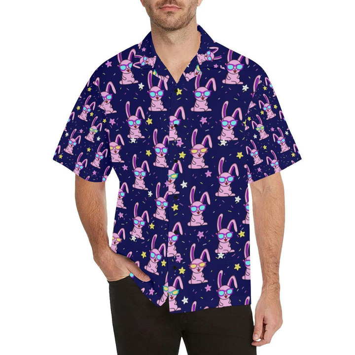 Rabbit Baby Pattern Print Design RB5 Beach Summer 3D Hawaiian Shirt