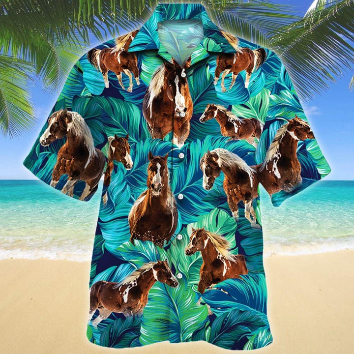 American Paint Horse Lovers 3D Hawaiian Shirt