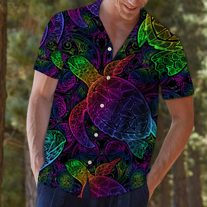 Awesome Turtle G5701 3D Hawaiian Shirt