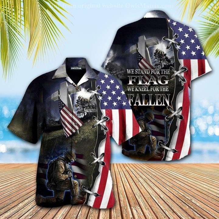 Veteran Stronger Edition Beach Summer 3D Hawaiian Shirt