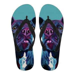 Pit Bull Cute And Cool Flip Flops For Men And Women
