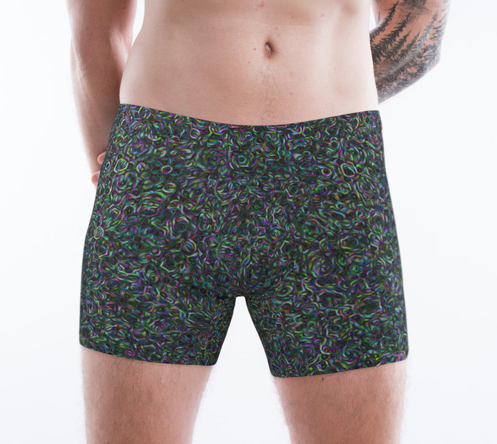 Swirls Of Color Psychedelic Men's Boxer Brief