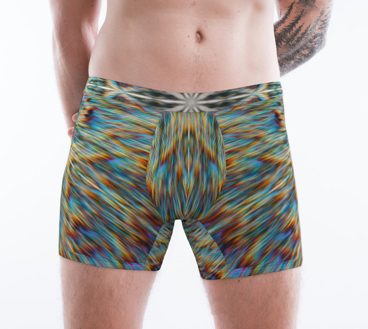 Colorful Seed Of Life Blast Men's Boxer Brief