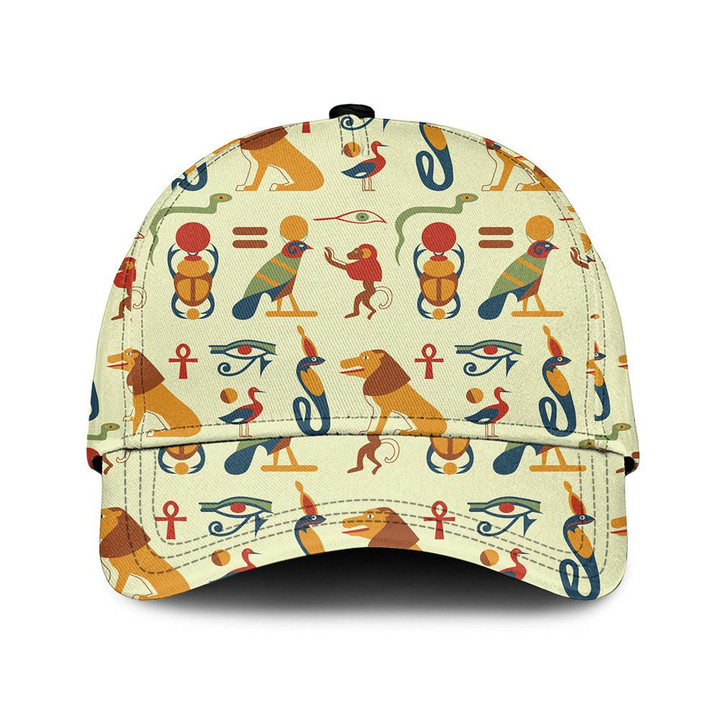 Native Classic Cool Vintage Egyptian Creature Aztec Pattern Baseball Cap Hat