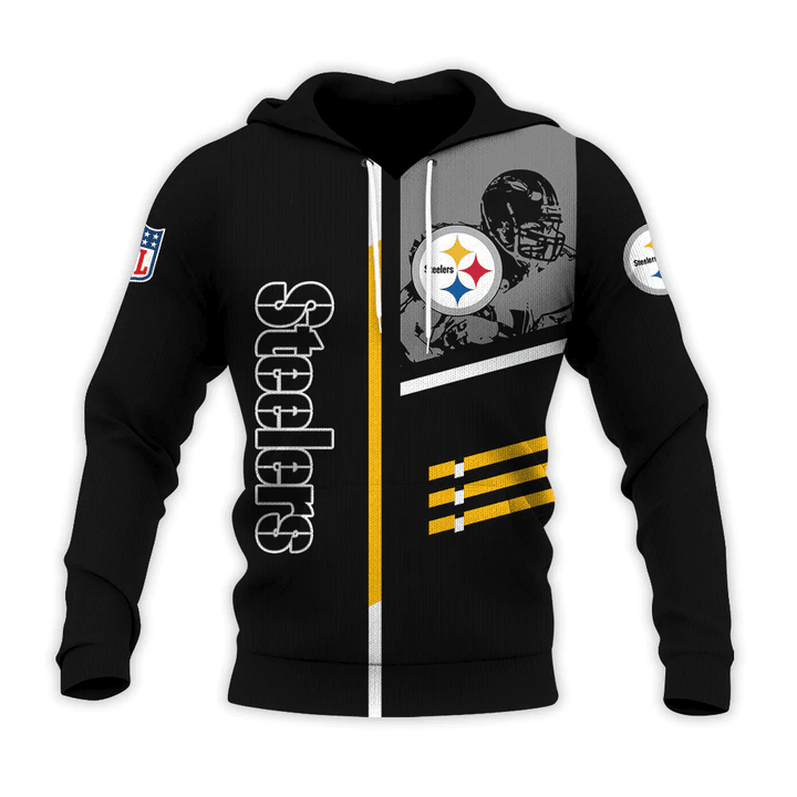 Pittsburgh Steelers Hoodie Personalized Football For Fan- NFL