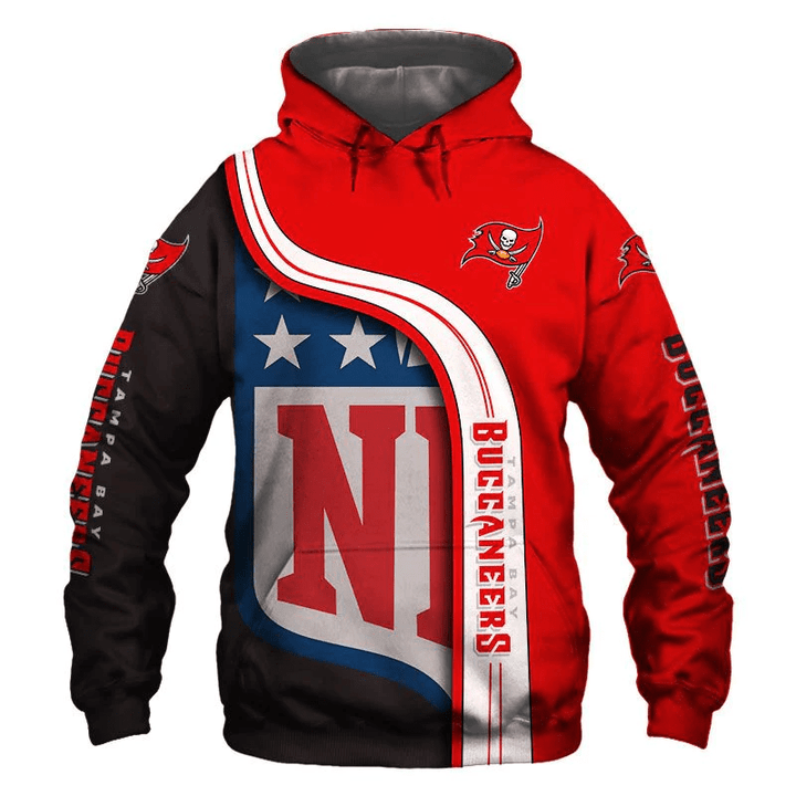 Official NFL Tampa Bay Buccaneers Men and Women 3D Hoodie and Zip Hoodie NFL Tampa Bay Buccaneers 3D Shirt for Fans Shirt New Season