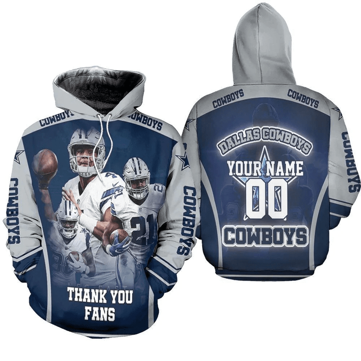 Super Bowl 2021 Dallas Cowboy Nfc East Champions Thank You Fans Personalized Hoodie