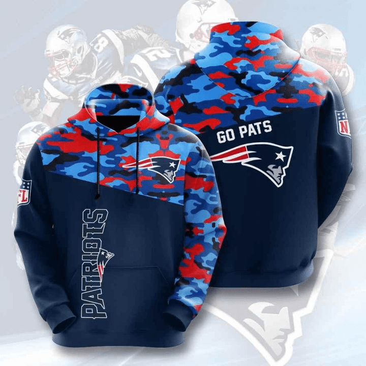New England Patriots Usa 228 Hoodie Custom For Fans - NFL