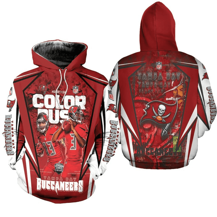 Tampa Bay Buccaneers Color Us Nfc South Division Champions Super Bowl 2021 Hoodie Model a24555