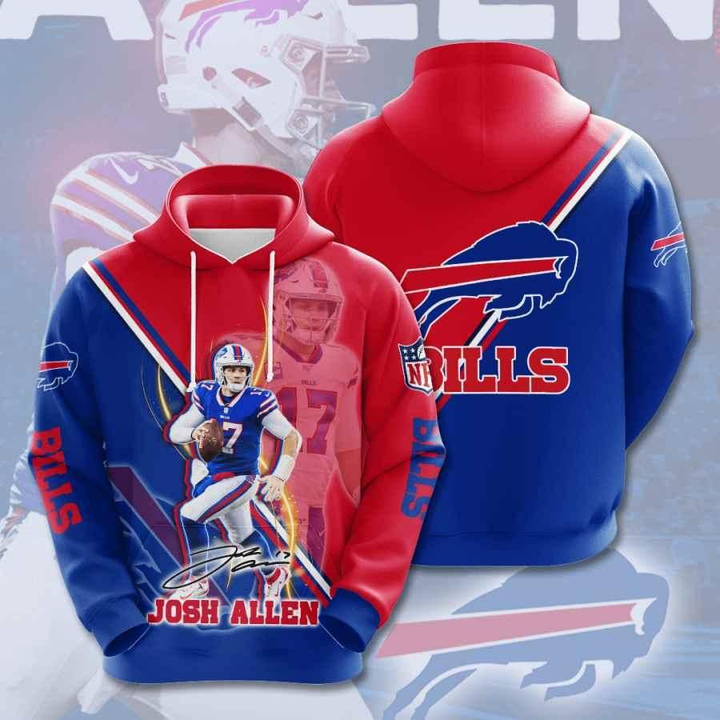 Buffalo Bills Josh Allen Usa 966 Hoodie Custom For Fans - NFL