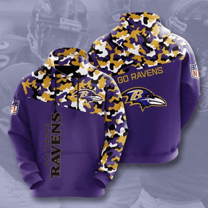 Baltimore Ravens Usa 88 Hoodie Custom For Fans - NFL