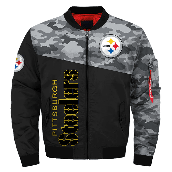 Pittsburgh Steelers Camo Jacket